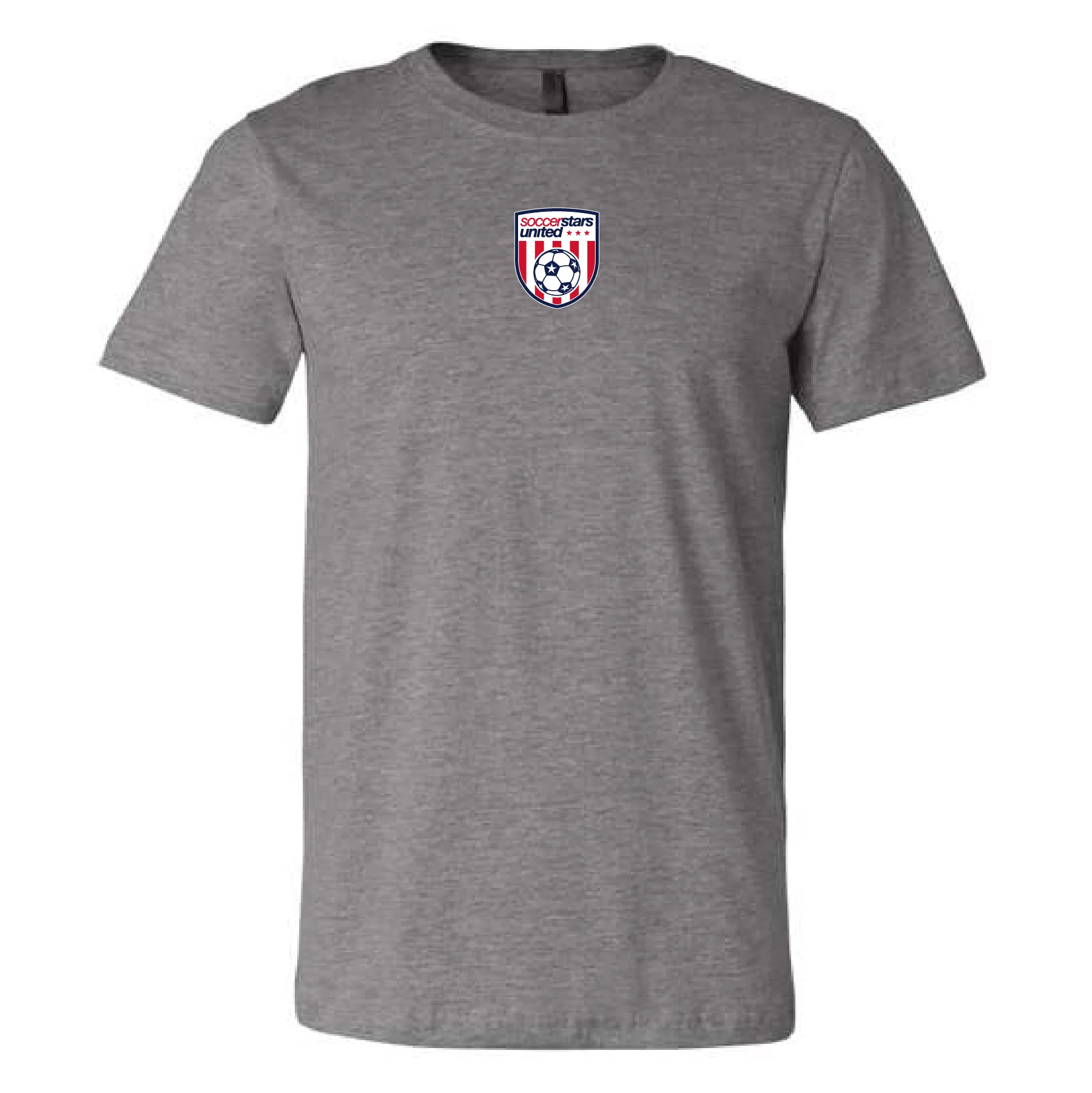 Soccer Stars United Wichita Crest Short Sleeve Triblend Grey T-Shirt - Youth/Men's/Women's