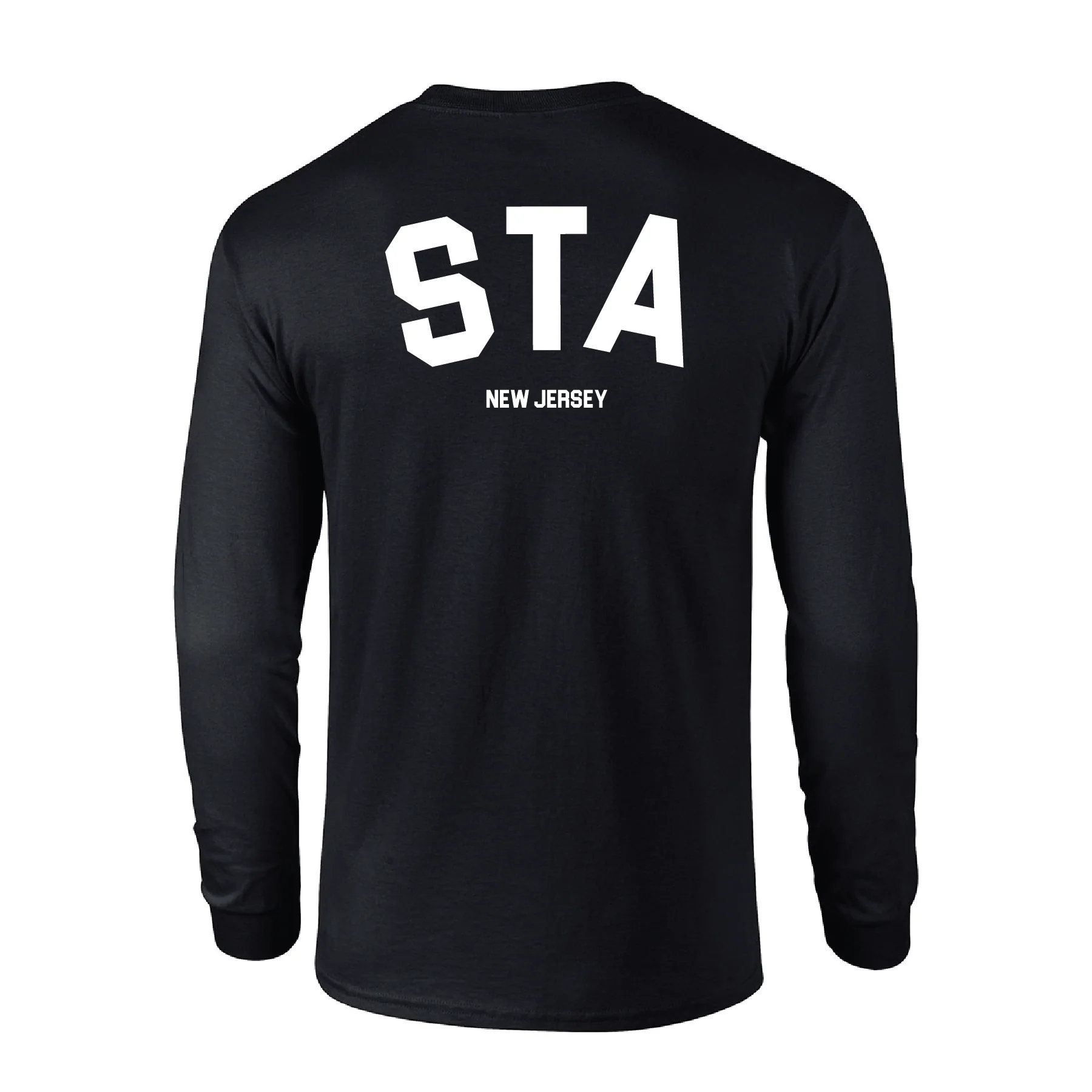 STA Girls Aspire Gildan LS Lifestyle T-Shirt Black - Image 2