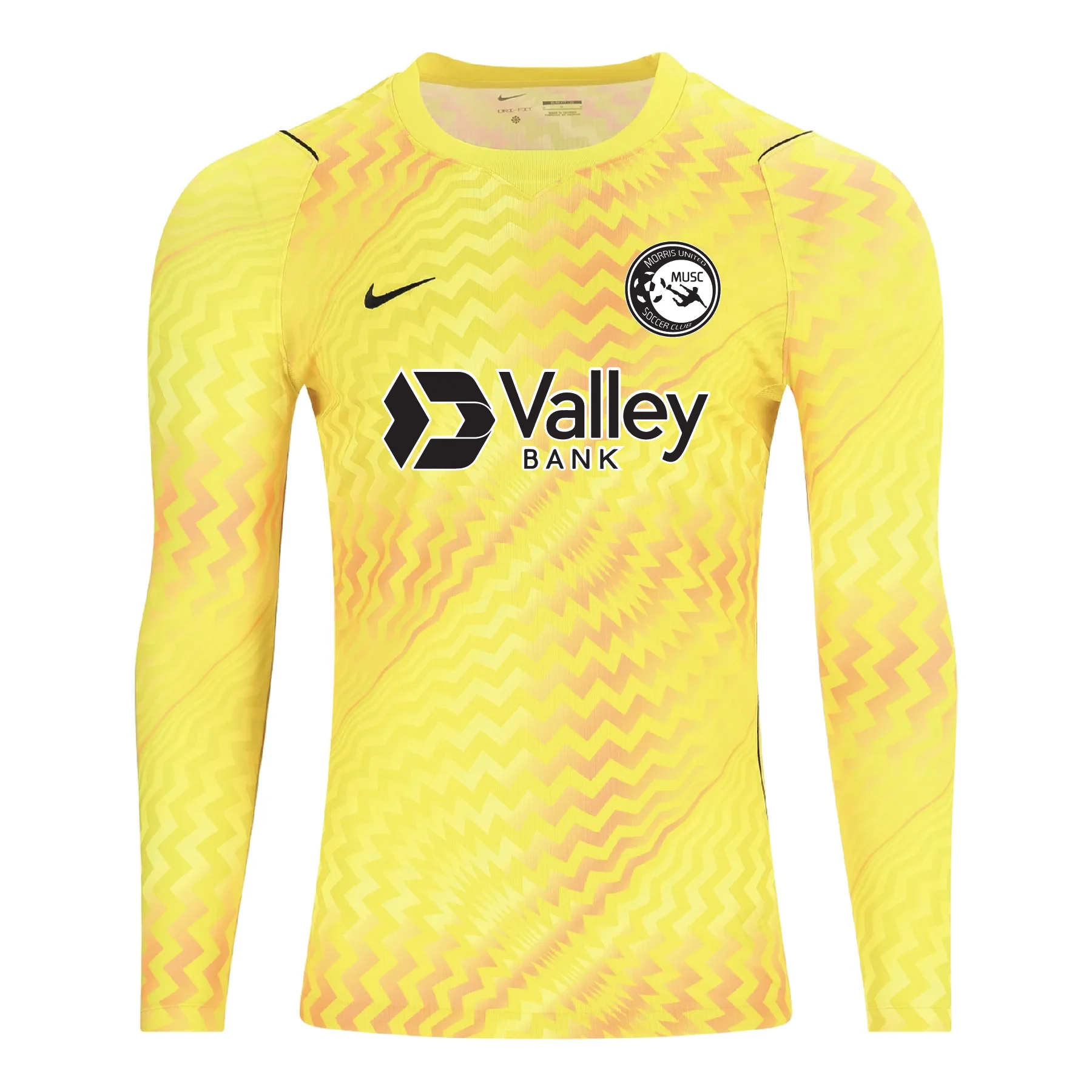 STA Morris United Nike Gardien VI LS Goalkeeper Jersey Yellow