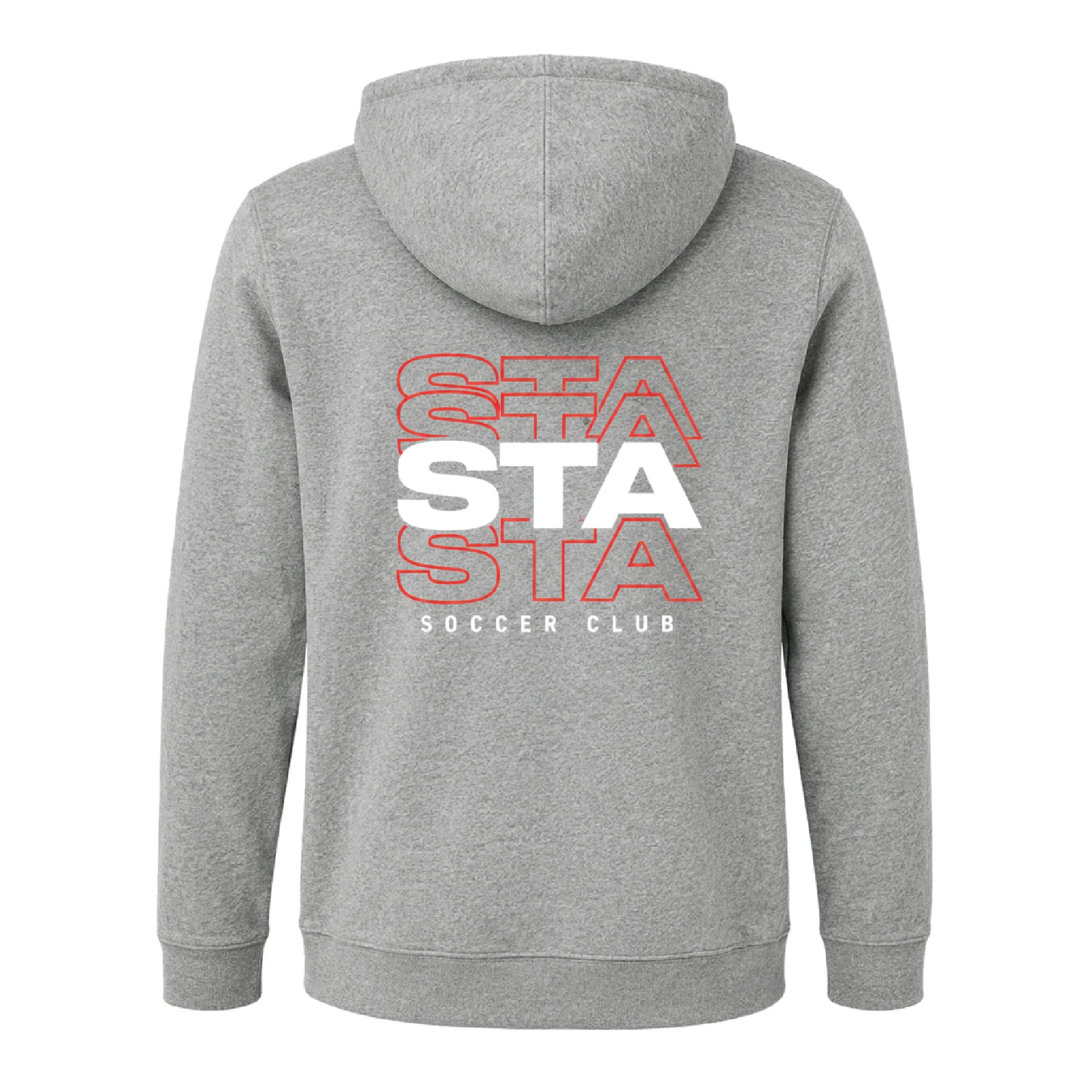 STA Girls Academy Nike Icon Club Hoodie Grey - Image 2