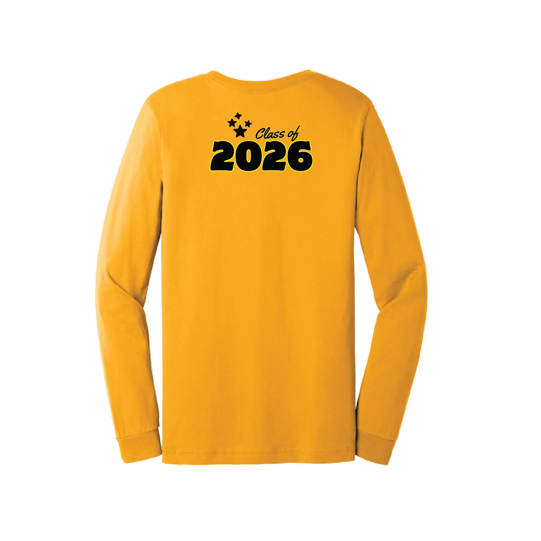 STARS Bella Canvas LS Tee Gold - Image 2
