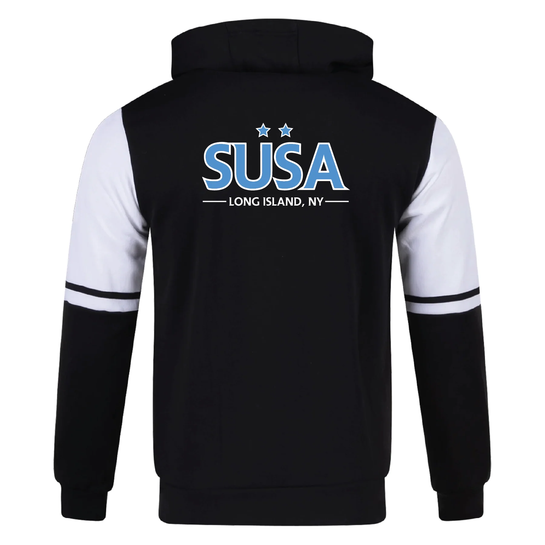 SUSA New England RL adidas Squadra 25 Zip Hoodie Black - Image 2