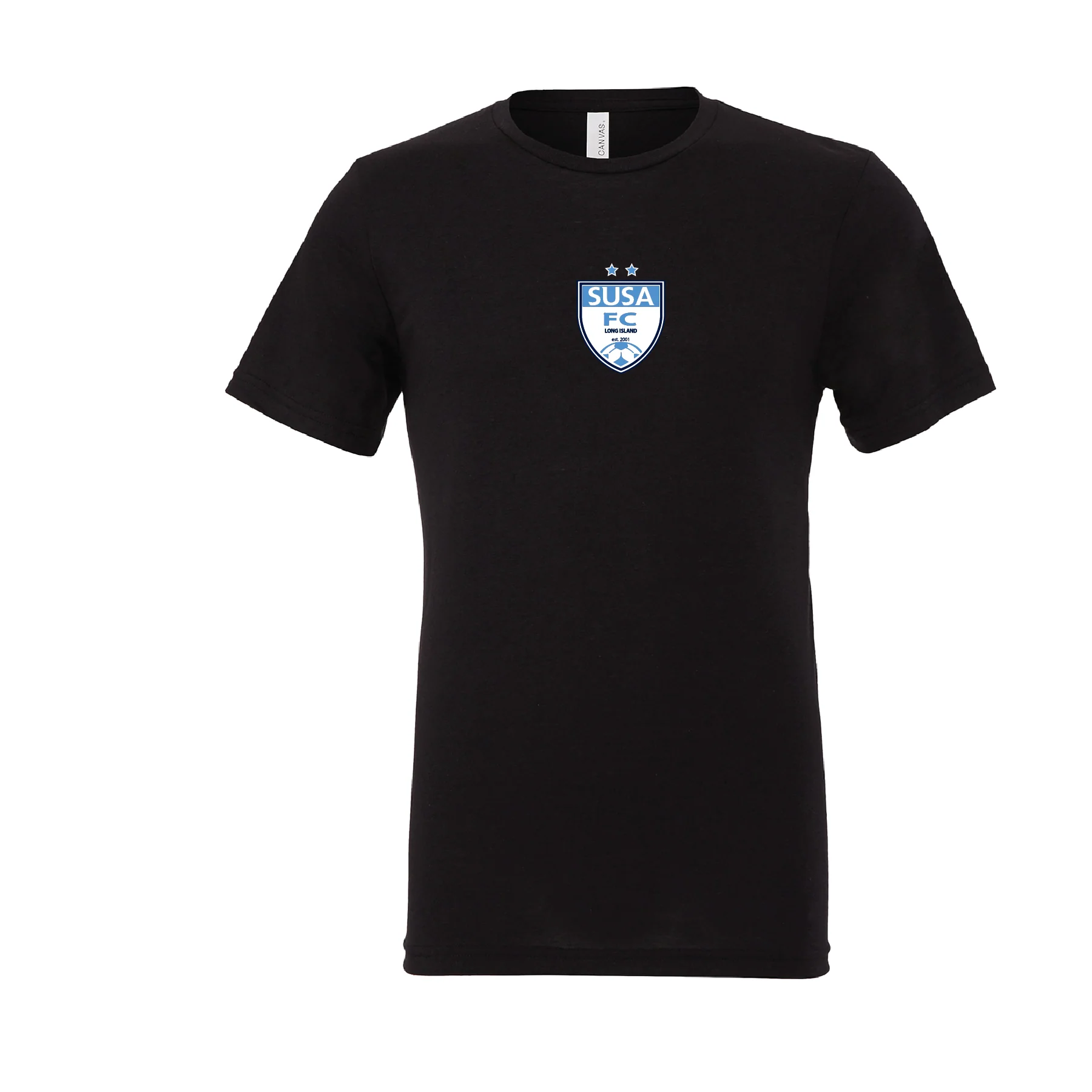 SUSA ECNL (Patch) Bella + Canvas Short Sleeve Triblend T-Shirt Solid Black