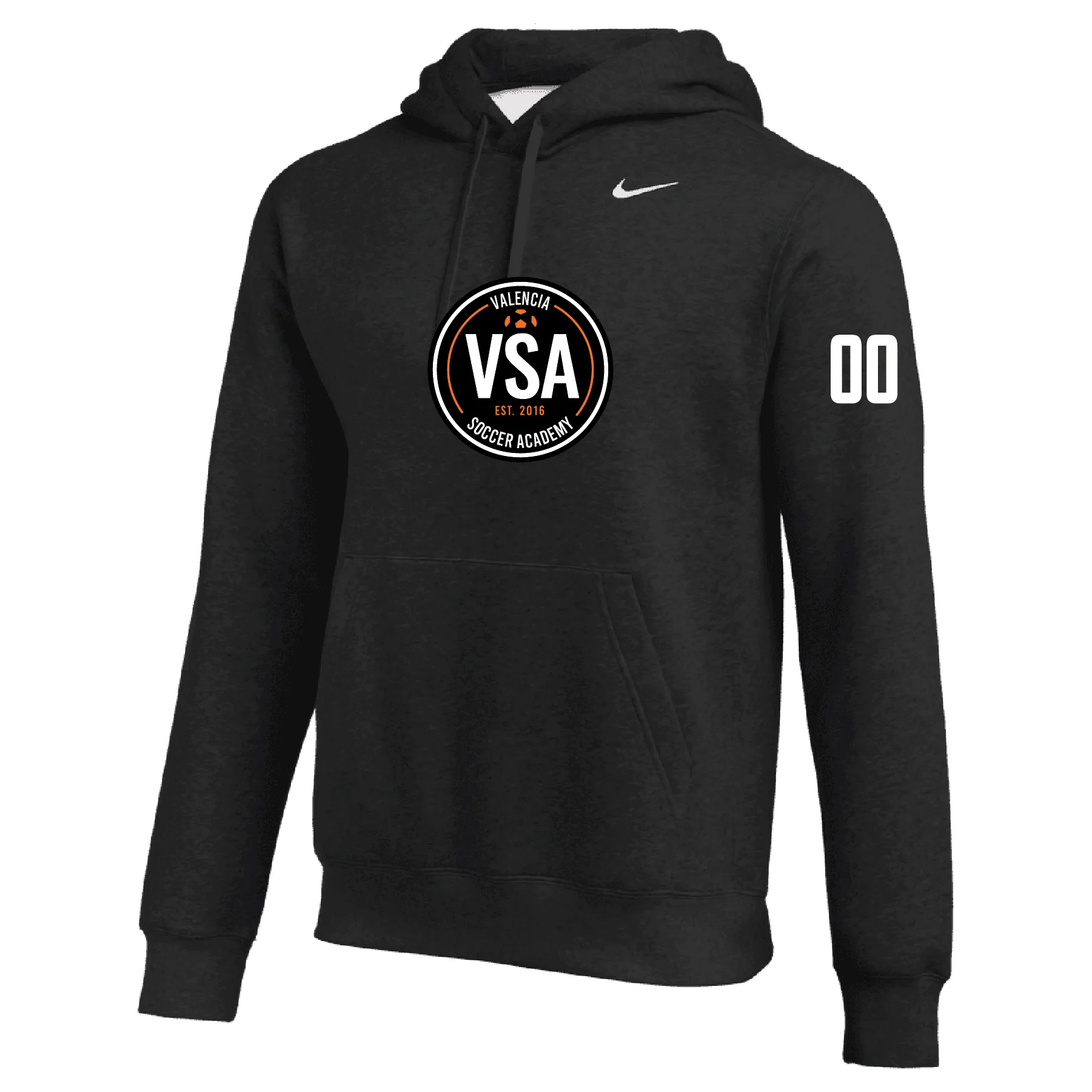 Valencia Fan Nike Club Hoodie Black