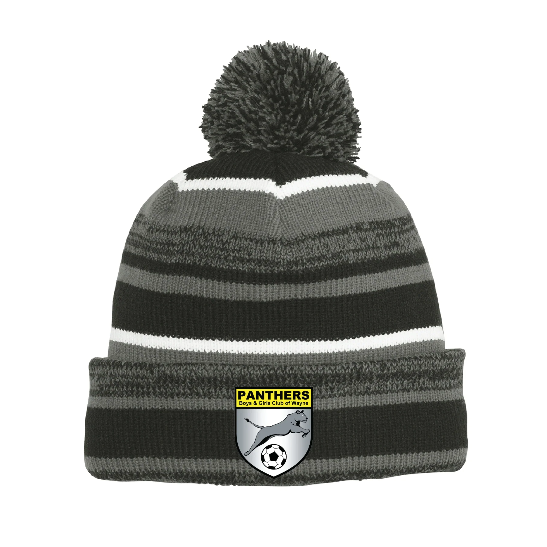 Wayne Panthers New Era Sideline Bobble Beanie Black