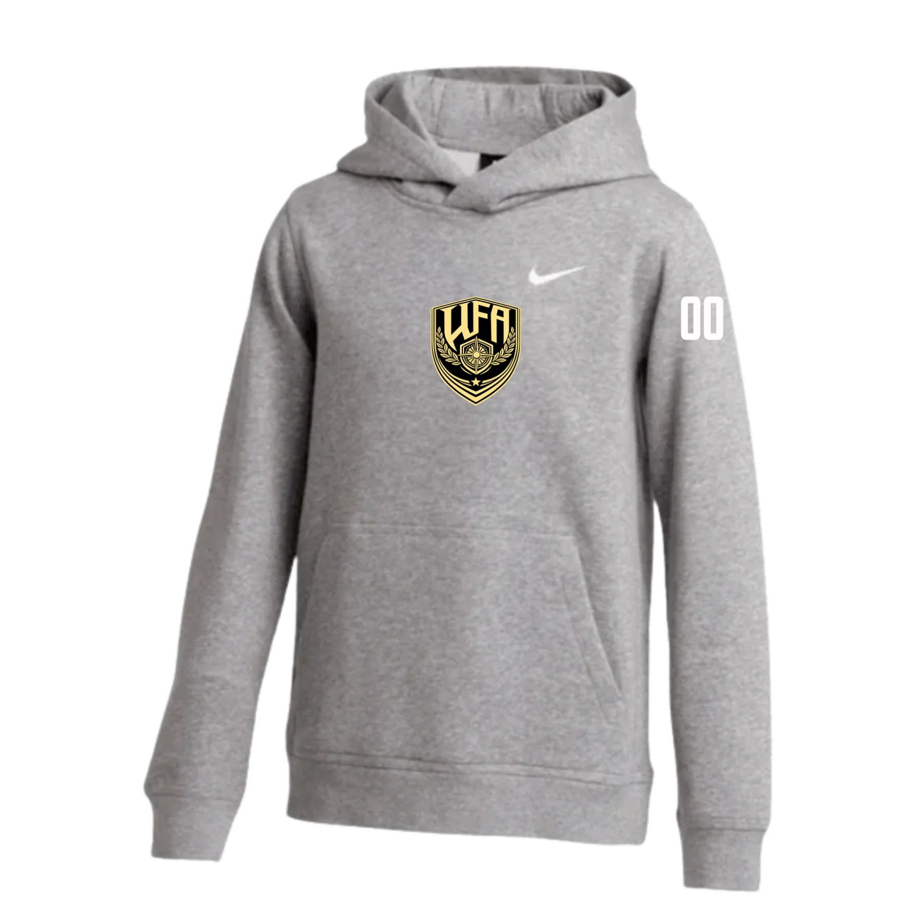 Willex FAN Nike Team Club Fleece Hoodie Grey
